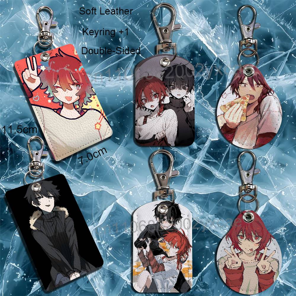Lanyard Badge Holder - พวงกุญแจหนังรีเมค Maeno Aki Tsugino Haru ZENO