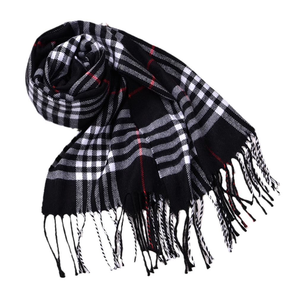 Muffler Men Wool - สไตล์อังกฤษฤดูหนาวผ้าพันคอ Faux Cashmere คู่ผ้าคลุมไหล่, ฤดูใบไม้ร่วง/ฤดูหนาว Bestseller