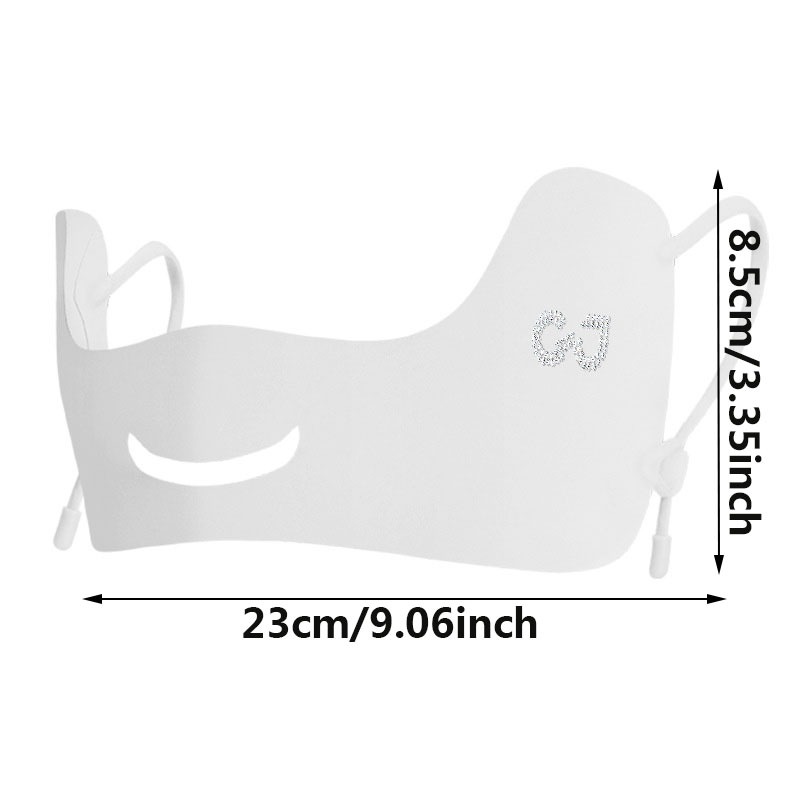 ฤดูร้อนหน้ากากผ้าไหมน้ําแข็งBr - Face Scarf Mask บทวิจารณ์และราคา