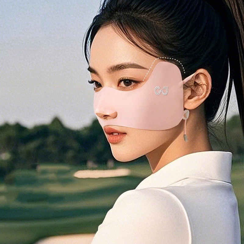 ฤดูร้อนหน้ากากผ้าไหมน้ําแข็งBr - Face Scarf Mask บทวิจารณ์และราคา