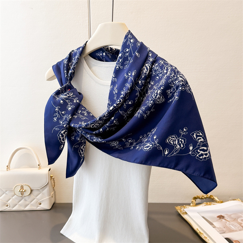 ผ้าพันคอสี่เหลี่ยมหรูหราสไตล์ว - Face Scarf Mask บทวิจารณ์และราคา