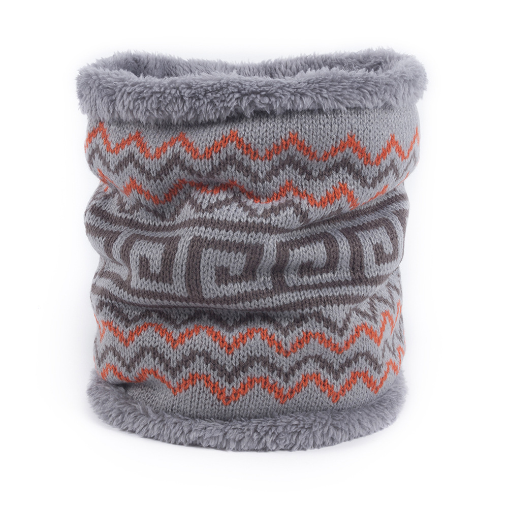 OVTRB อบอุ่นถักขนแกะเรียงรายผ้ - Infinity Scarf Knit บทวิจารณ์และราคา