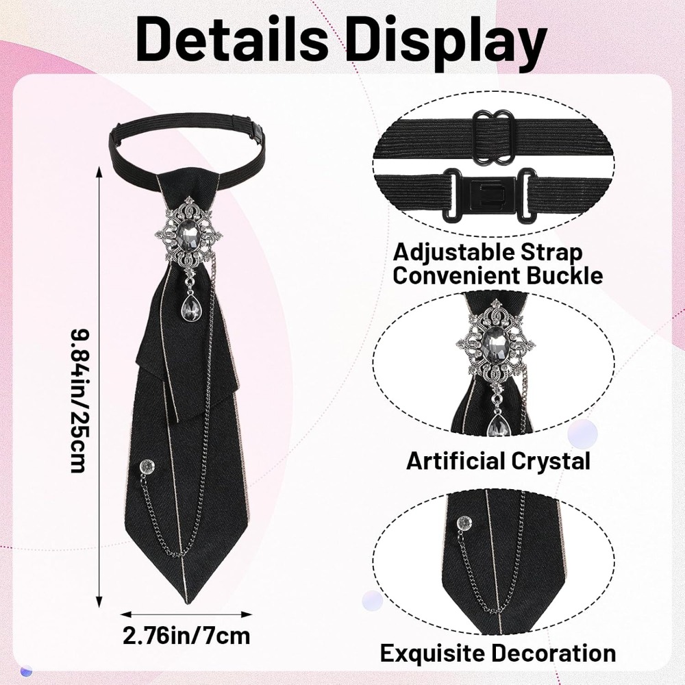 โบว์ผูกผมประดับคริสตัล: โบว์ผู - Bow Tie Pre Tied บทวิจารณ์และราคา