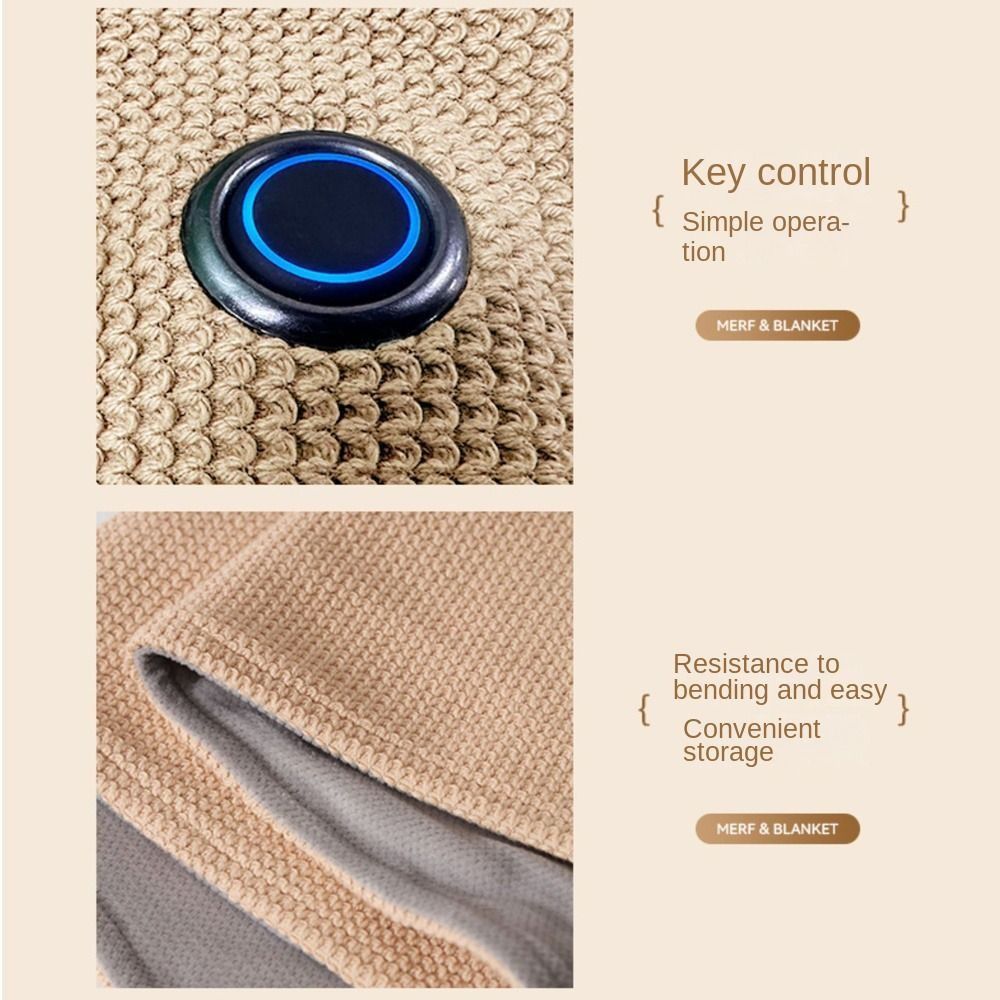 ผ้าห่มไฟฟ้าแบบพกพา USB สำหรับแ - Woven Scarf Blanket บทวิจารณ์และราคา