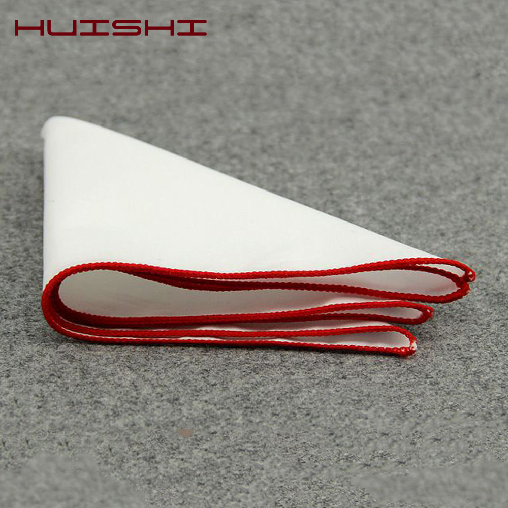 ใหม่ Hanky ผู้ชายสีขาวพ็อกเก็ต - Handkerchief Cotton Men บทวิจารณ์และราคา