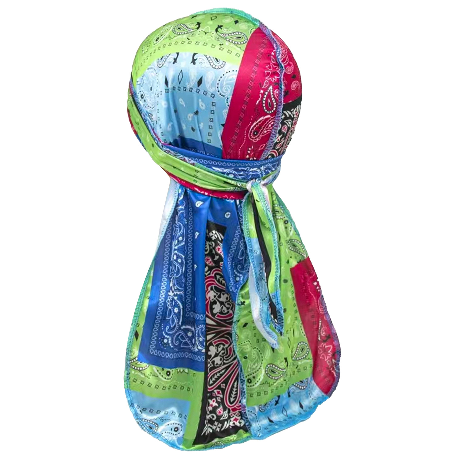 ผ้าโพกหัวพิมพ์ลาย Paisley ผ้าโ - Bandana Doo Rag บทวิจารณ์และราคา