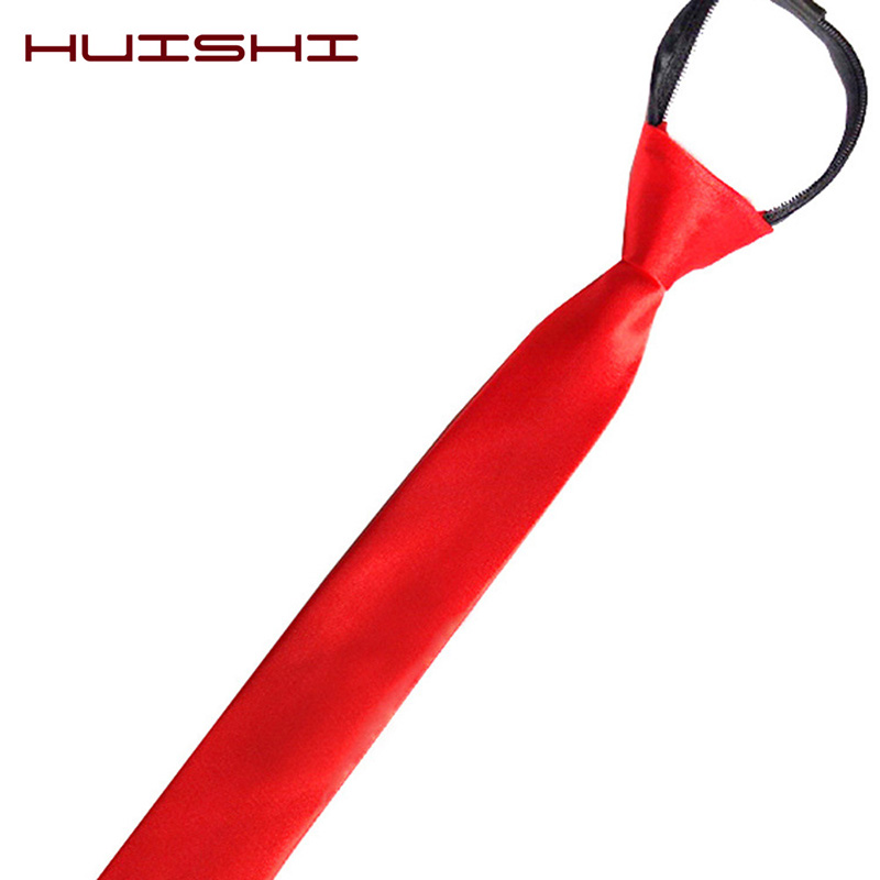 HUISHI Mens Zipper เนคไทผอม 5  - Skinny Tie Men บทวิจารณ์และราคา