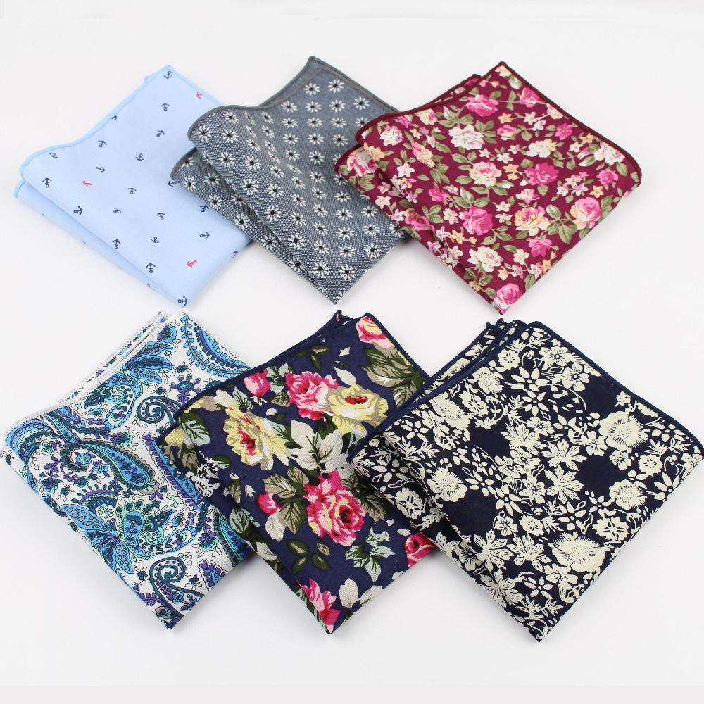 Paisley ผ้าเช็ดหน้าผ้าฝ้ายทอดอ - Handkerchief Cotton Men บทวิจารณ์และราคา