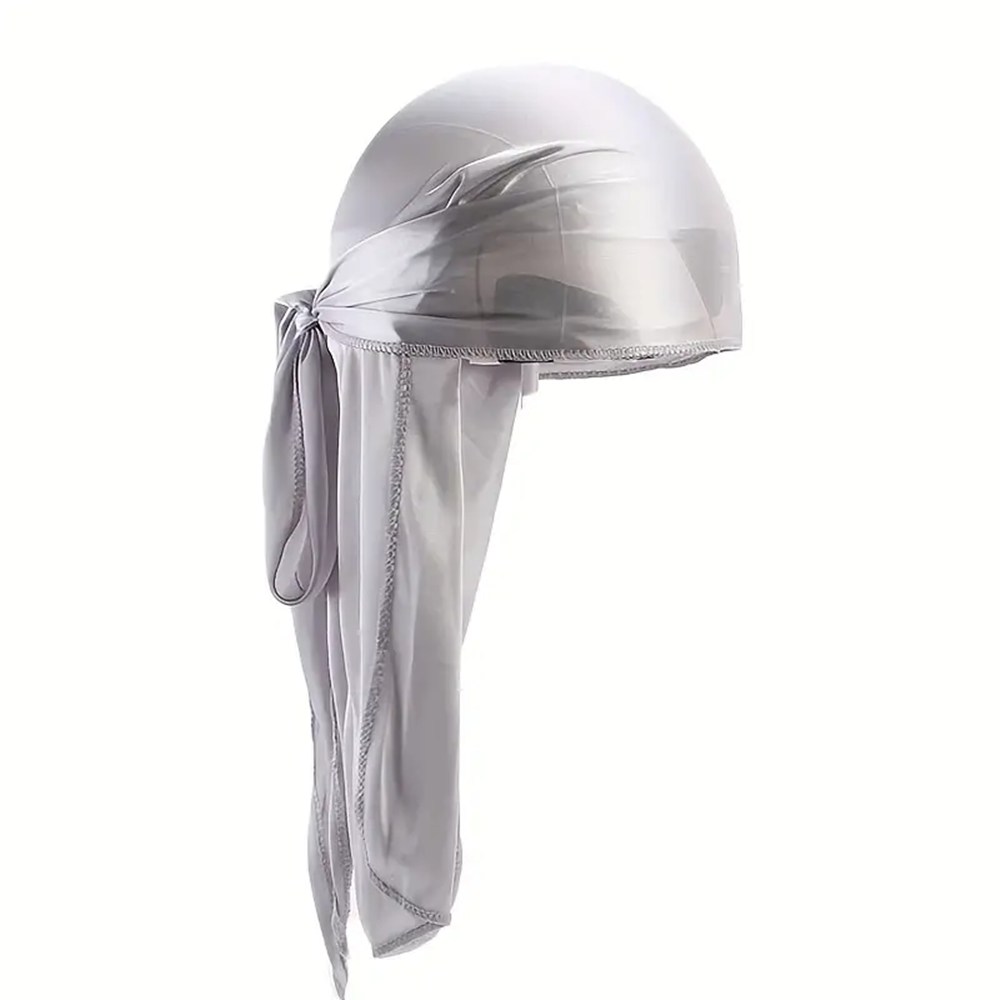 ผ้าโพกศีรษะผู้ชายแบบผ้าไหม ดูแ - Bandana Doo Rag บทวิจารณ์และราคา