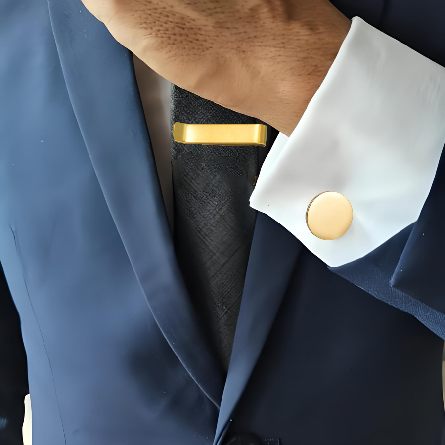 Freeteeme ใหม่แฟชั่น Cufflinks - Tie Bar Set Gift บทวิจารณ์และราคา