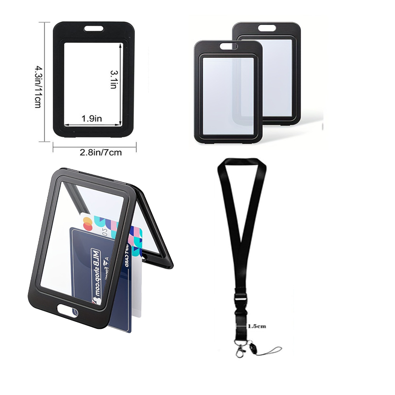 ที่ใส่บัตรพนักงานแบบพลาสติก 3  - Lanyard Badge Holder บทวิจารณ์และราคา