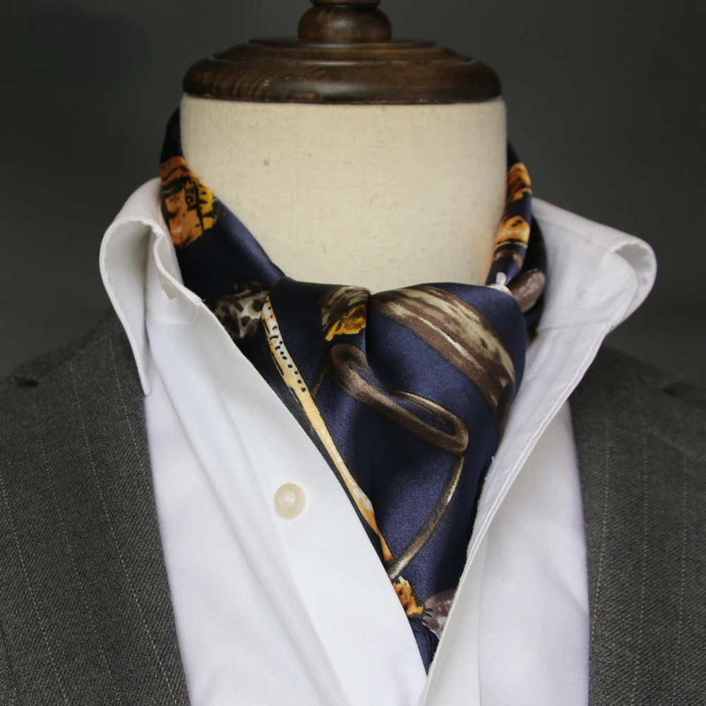 ผ้าพันคอซาติน syal Sutra สำหรั - Ascot Neck Scarf บทวิจารณ์และราคา