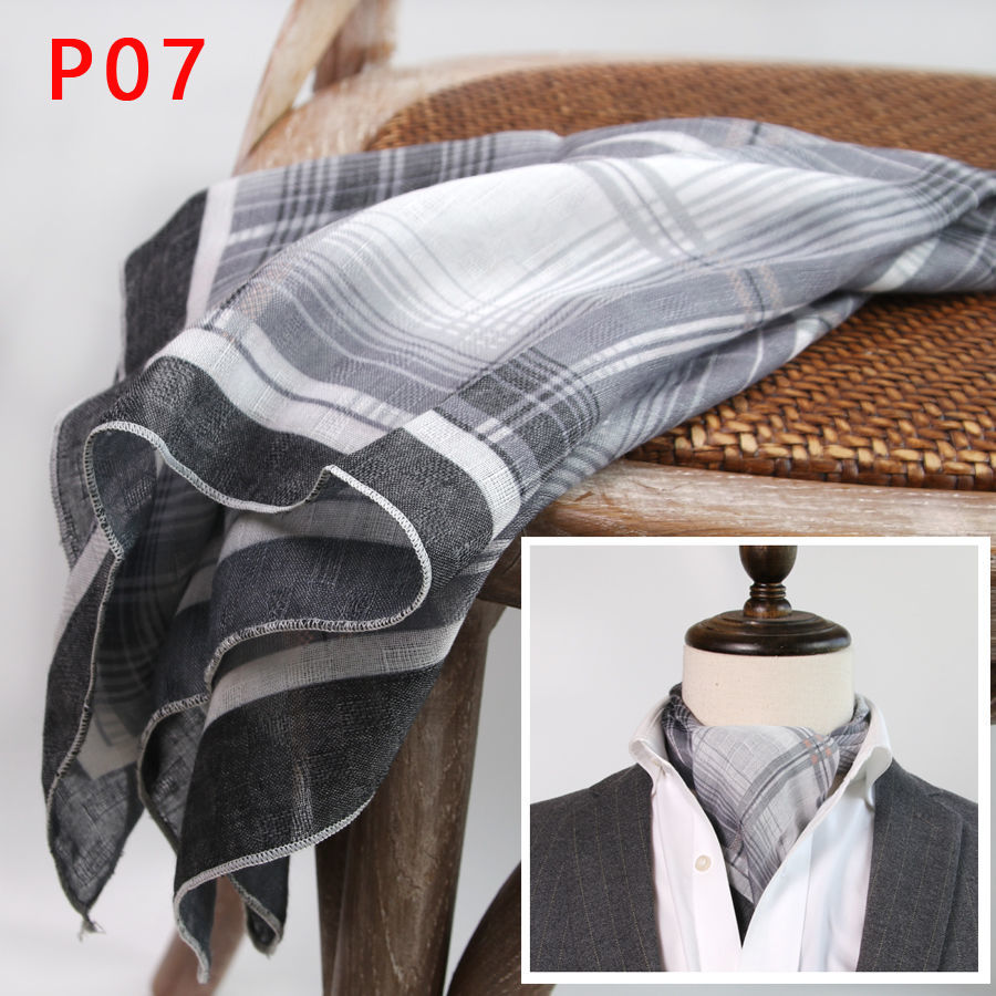 ผ้าพันคอสี่เหลี่ยมจัตุรัสผู้ชา - Ascot Neck Scarf บทวิจารณ์และราคา
