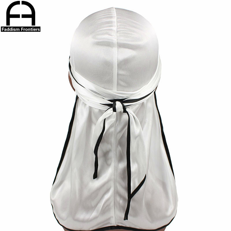 แฟชั่นผู้ชายใหม่ซาติน Durags B - Bandana Doo Rag บทวิจารณ์และราคา