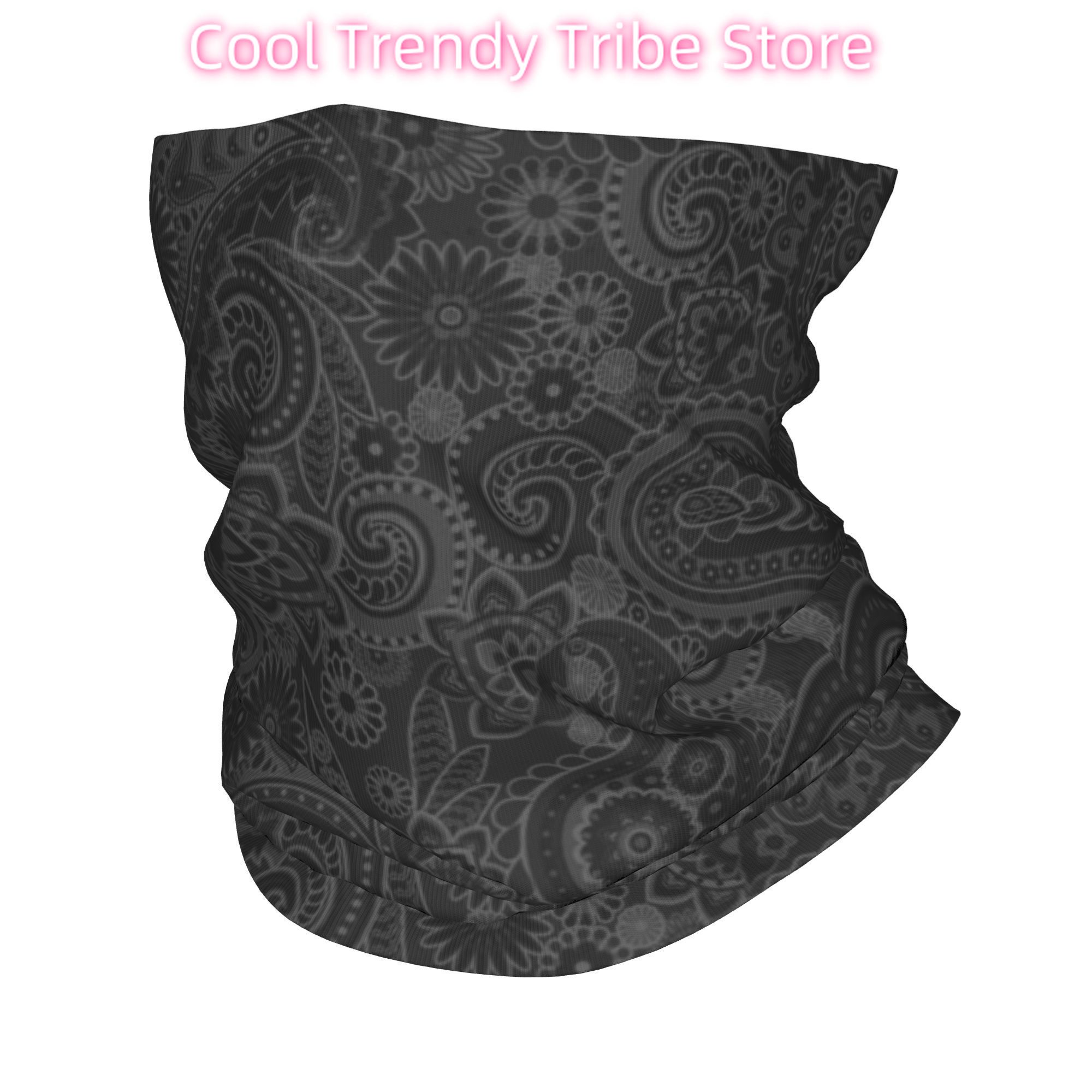 ผ้าพันคอแบบพันศีรษะลายเพสลีย์  - Neck Warmer Tube บทวิจารณ์และราคา