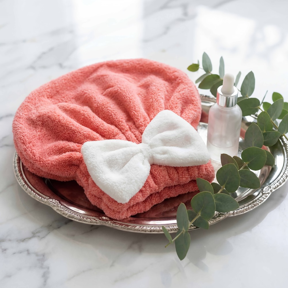 หมวกไมโครไฟเบอร์สำหรับเช็ดผม,  - Head Wrap Turban บทวิจารณ์และราคา
