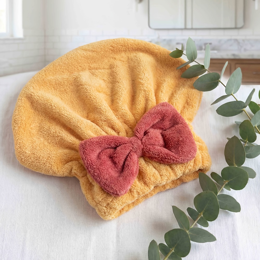 หมวกไมโครไฟเบอร์สำหรับเช็ดผม,  - Head Wrap Turban บทวิจารณ์และราคา