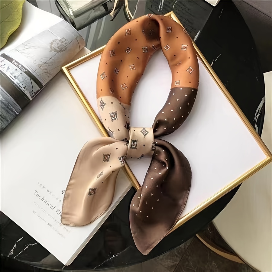 2025 New Star Designer ดอกไม้พ - Scarf Silk Square บทวิจารณ์และราคา
