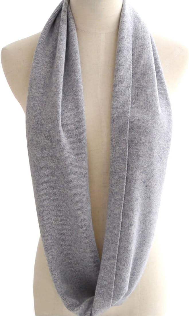 ผ้าพันคอแคชเมียร์เนื้อนุ่มใช้ไ - Infinity Scarf Knit บทวิจารณ์และราคา