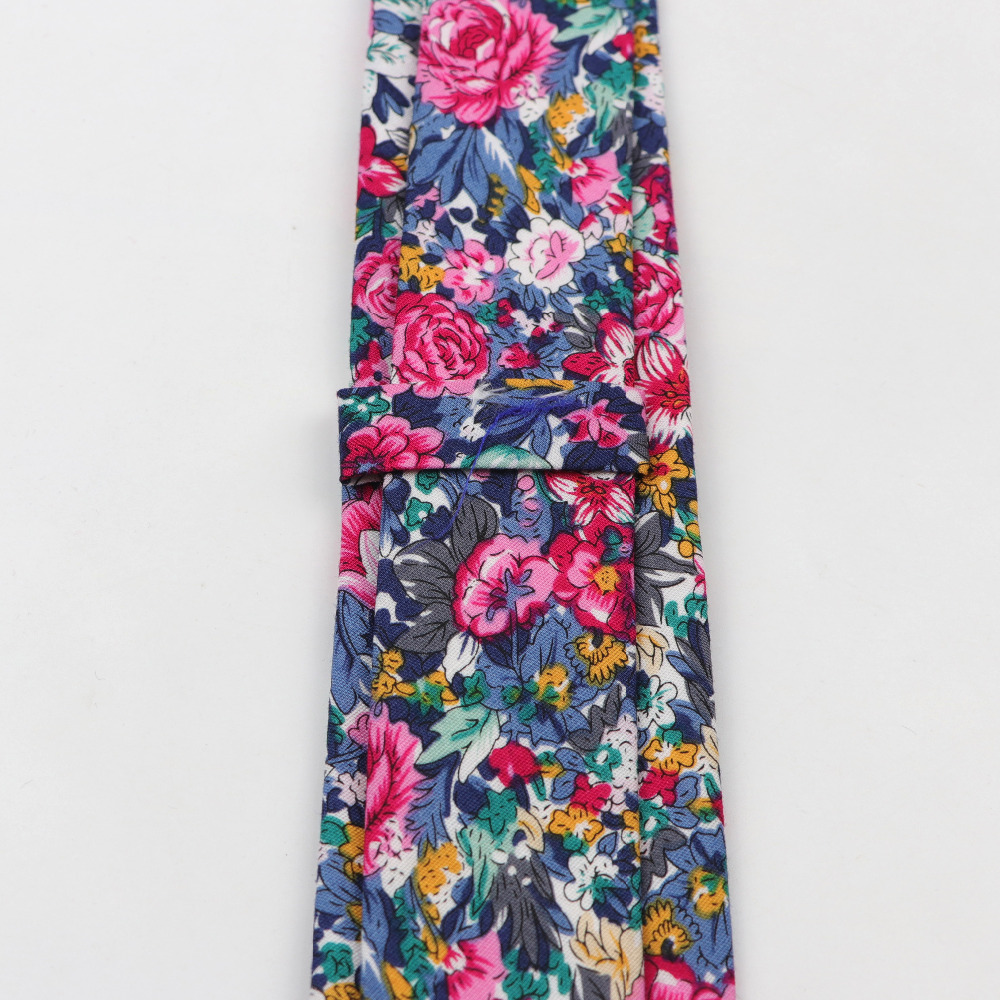 ผ้าฝ้ายดอกไม้ Tie ผู้ชายที่มีส - Skinny Tie Men บทวิจารณ์และราคา