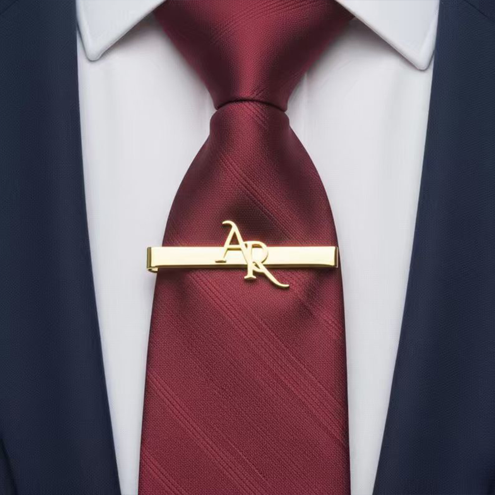 ชุดคลิปหนีบเนคไทสแตนเลสสตีลแบบ - Tie Clip Silver บทวิจารณ์และราคา