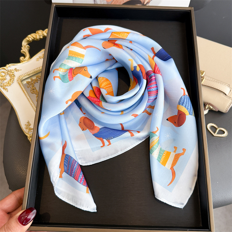 ผ้าพันคอแฟชั่นลายสุนัขพันธุ์ไว - Face Scarf Mask บทวิจารณ์และราคา
