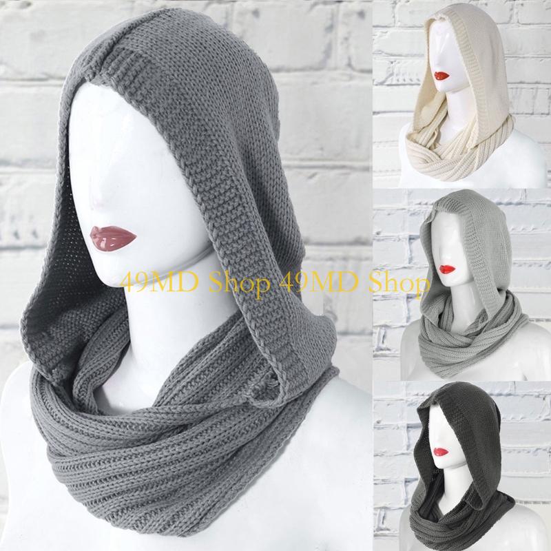 49MD เสื้อสวมหัวถักสำหรับหมวกผ - Infinity Scarf Knit บทวิจารณ์และราคา