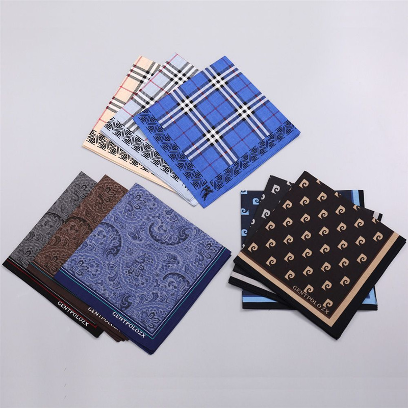 3 ชิ้นผู้ชายผ้าฝ้ายพิมพ์ลายสก๊ - Handkerchief Cotton Men บทวิจารณ์และราคา