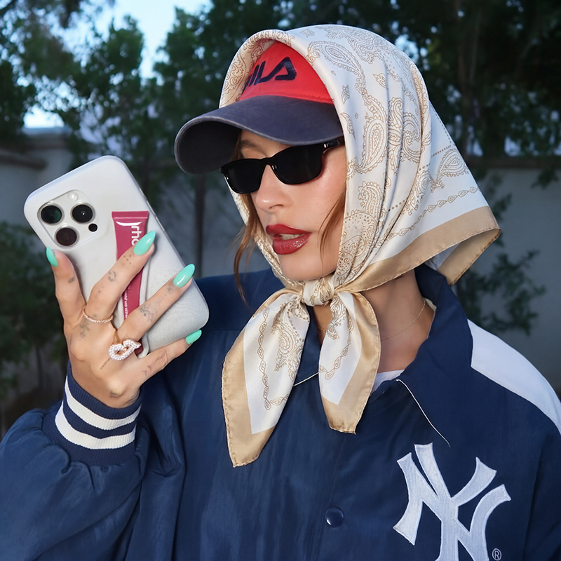 ผ้าพันคอสี่เหลี่ยมลายเพสลีย์สี - Face Scarf Mask บทวิจารณ์และราคา