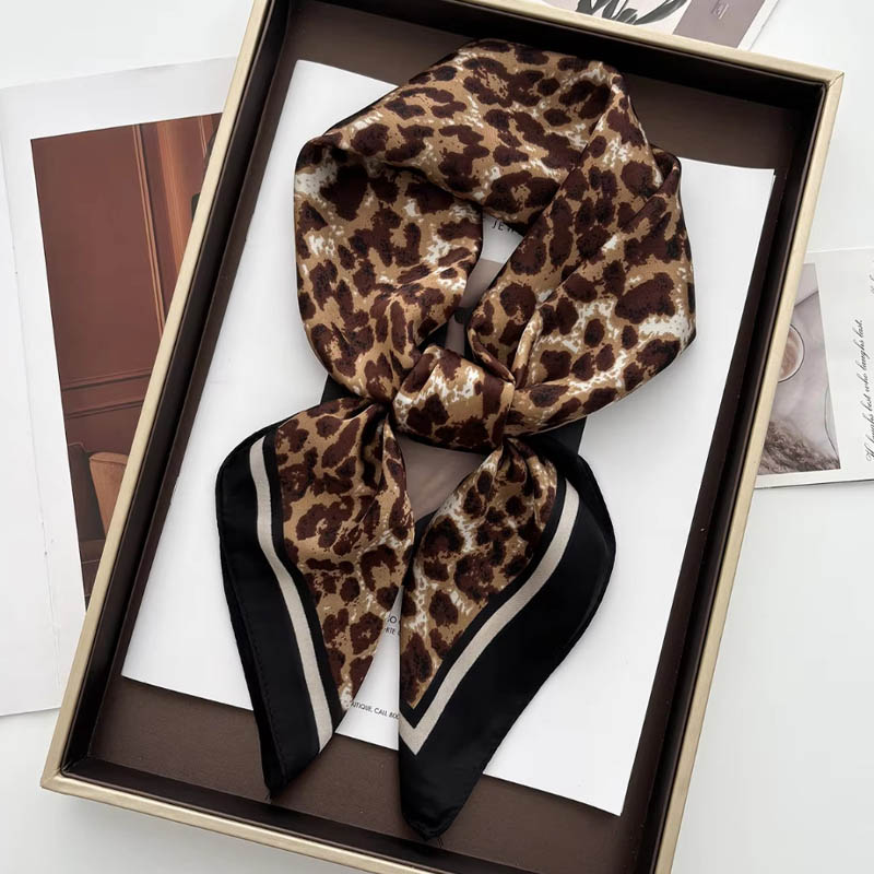 ผ้าพันคอผ้าซาตินลายเสือดาวสุดห - Face Scarf Mask บทวิจารณ์และราคา