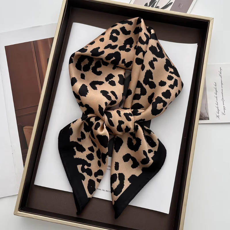 ผ้าพันคอผ้าซาตินลายเสือดาวสุดห - Face Scarf Mask บทวิจารณ์และราคา