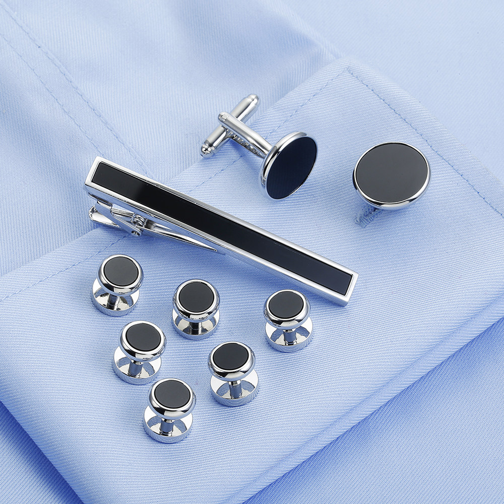 VAGULA 9 PCS Tie bar Cuff link - Tie Bar Set Gift บทวิจารณ์และราคา