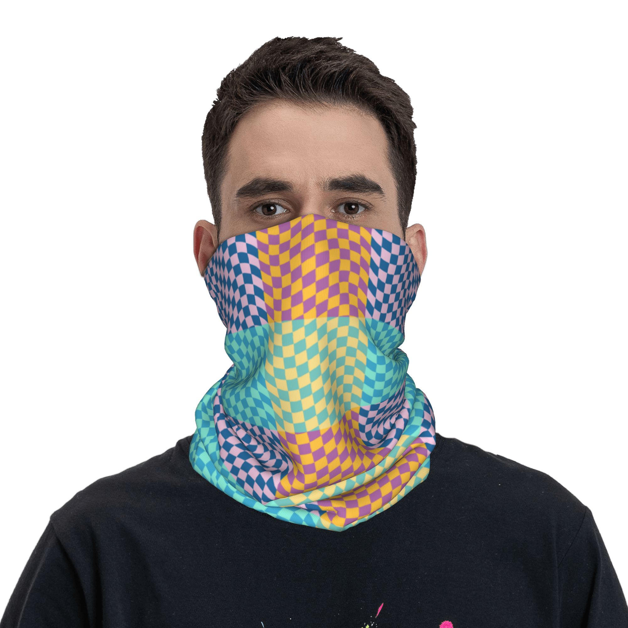 ผ้าพันคอแบบเช็คเกอร์สีตามสั่ง  - Neck Warmer Tube บทวิจารณ์และราคา