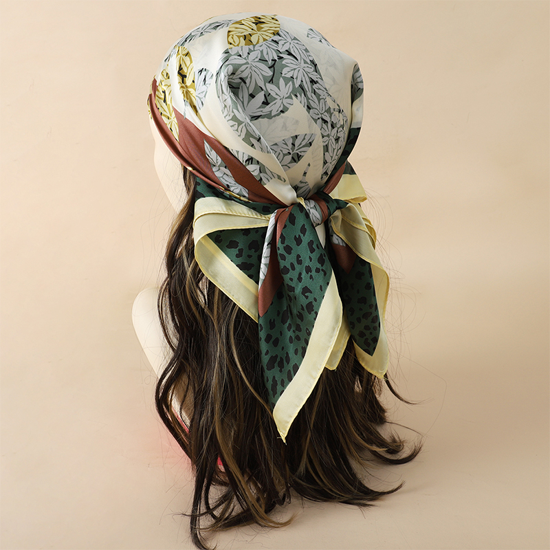 70x70 ซม.ผ้าพันคอผู้หญิงผ้าไหม - Face Scarf Mask บทวิจารณ์และราคา