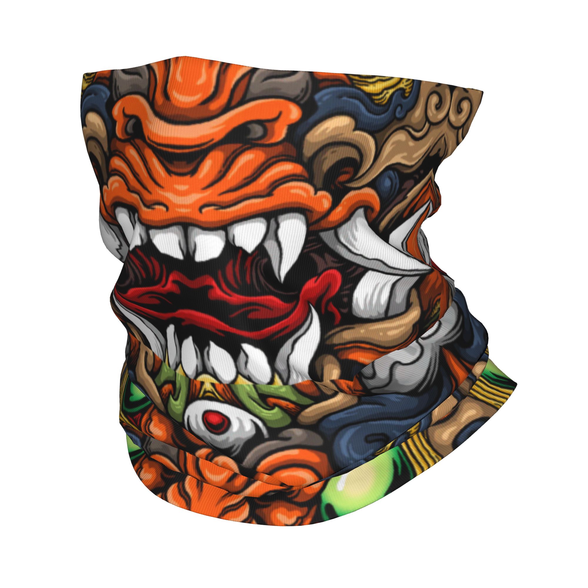 ผ้าพันคอแบบสวมศีรษะลายซามูไรปี - Neck Warmer Tube บทวิจารณ์และราคา