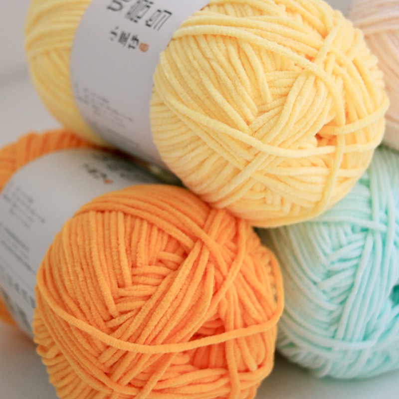 ไหมเชนิลล์เส้นเล็ก 3 มม. 50 กร - Woven Scarf Blanket บทวิจารณ์และราคา