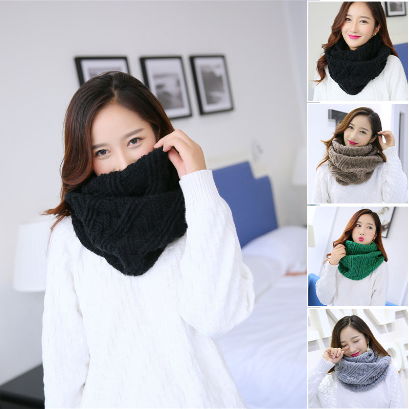 Unisex ฤดูหนาว Soft Chunky ถัก - Infinity Scarf Knit บทวิจารณ์และราคา